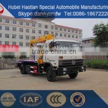 manufactory direct street wrecker power engineering vehicle with crane for sale