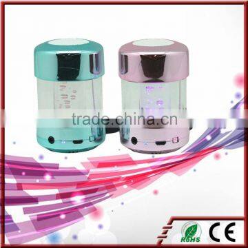 Wireless Rechargeable Mini Portable Bluetooth Speaker With LED Light photo-4