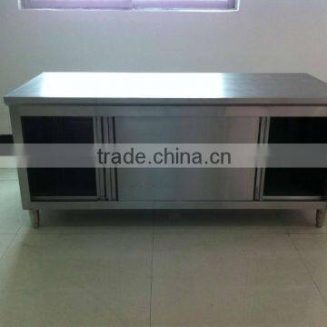 Stainless steel desk base cabinet