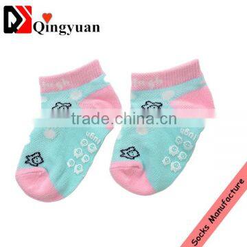 new style cartoon colourful full terry design baby ankle socks