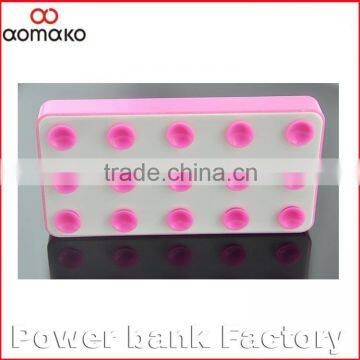 AK-01China factory supply 4000mah sucker power bank Chuck mobile power polymer ultra external battery backup
