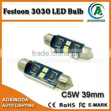 39mm 3030 C5W festoon high power LED bulb