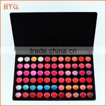 2015 Hot Sell Professional Beauty 66 Colors Lip Gloss Lipstick Palette Cosmetic Makeup Lipgloss