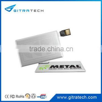 Metal 4GB Business Card USB Flash Drive photo-3