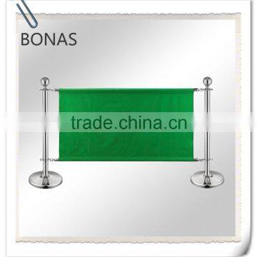 Used Qualified Stainless Steel Sranchion, Queue Stand Rope Barrier