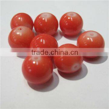 SCB020 cheap round neon color glass beads diy 8mm