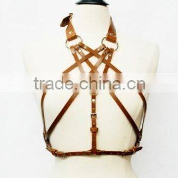 Honey Brown Leather Harness