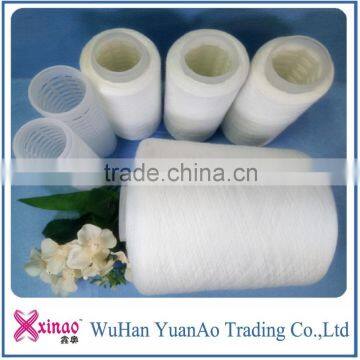 Hot Sell Undyed Ne 20s-60s Polyester Ring Spun Yarns photo-3