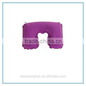 wholesale folding pvc inflatable travel pillow/ neck pillow/Outdoor cushion pillow
