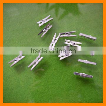 Silver Electroplate Plastic Clip