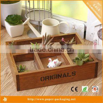 Factory price custom design sliding lid wooden box