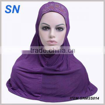 2014 fashion100% cotton hijab