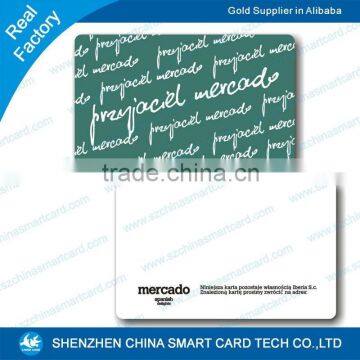 Hot sell high quality manufacturer pvc packing card