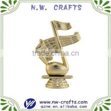 Gold music note decoration crafts