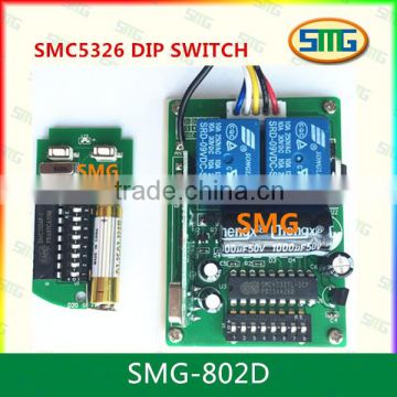 SMG-802D 330mhz/433mhz SMC65327L-3CP DIP SWITCH remote control board