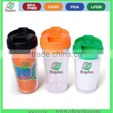 2015 hot selling plastic water travel mug