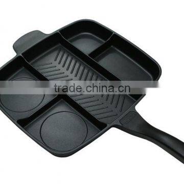 LFGB Die-casting aluminum non-stick 5 in 1 master pan frying pan