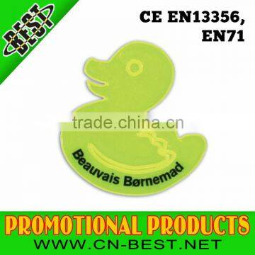 EN 13356 reflective safety sticker duck shape