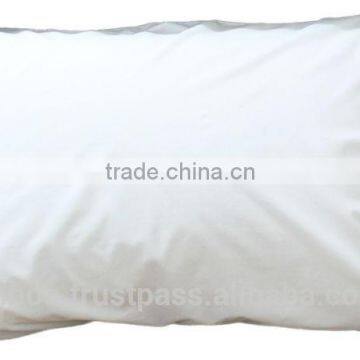 Wholesale plain cotton flower embroidery pillow cases for hotel