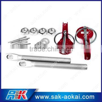 Alumium alloy hood pin kit for cars