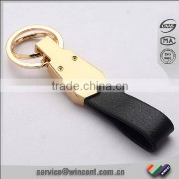 Custom Black Leather Keychain photo-2
