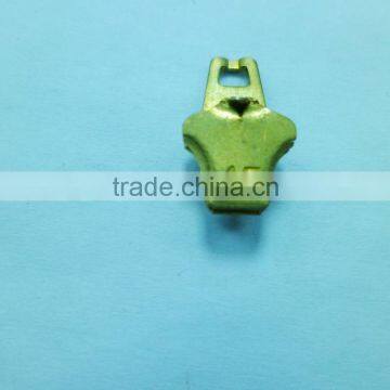 3# Brass Zipper 45YG Brass Slider Auto-lock Zipper Slider Pin-lock Zipper Slider Jeans Zipper Slider photo-3