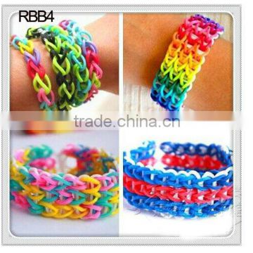 Fashion Design DIY Rubber Bands Loom Rubber Bracelets