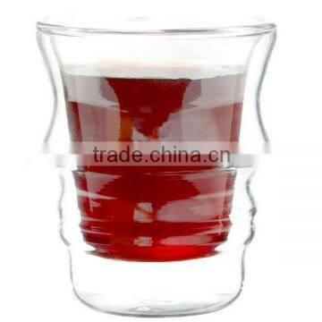 Double Walled glass cup