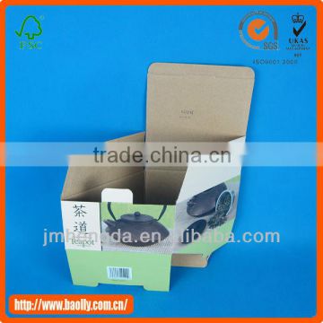 2014 new design tea corrugated packaging paper box wholesale