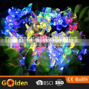 Christmas Festival Solar Powered 35 Pcs Flower Shaped Garden Decorative Tree Light photo-3