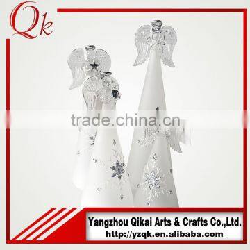 Wholesale Glass Angel With LED Light Made in China for Decoration photo-2
