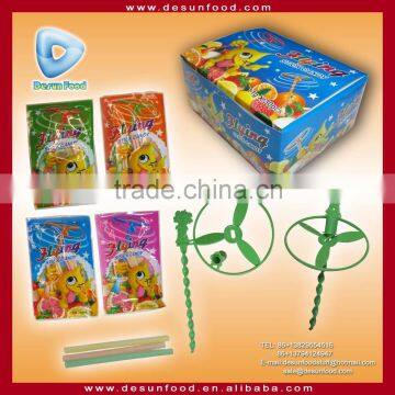 Flying stick candy toy