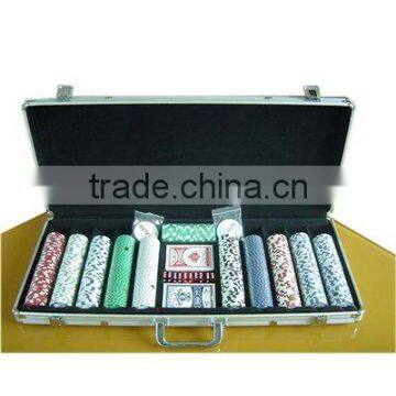 High quality poker chip set for 500pcs