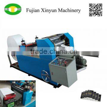 low price handkerchief tissue cutting and embossed machine