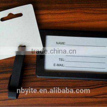 Plastic Products Factory Munufacture Strange Things Red Luggage Tags Name Bag Tags Design