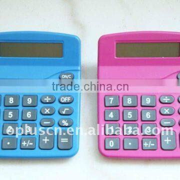 8 DIGIT DESKTOP CALCULATOR W/TILTEE LCD