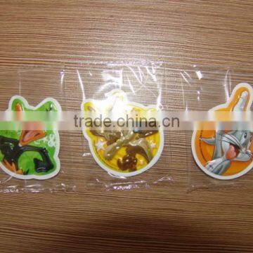 High quality 3D pvc sticker,transparent embossing pvc sticker,3D concave-convex sticker