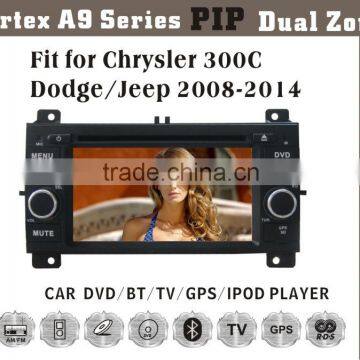 6.2" HD 1080P BT TV GPS IPOD Fit for Chrysler 300C/Jeep/dodge2005-2007 multimedia car dvd player dvd + gps