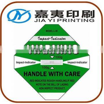 Promotion Impact Indicator Shockwatch Label Prevention Damage Label Customize photo-2