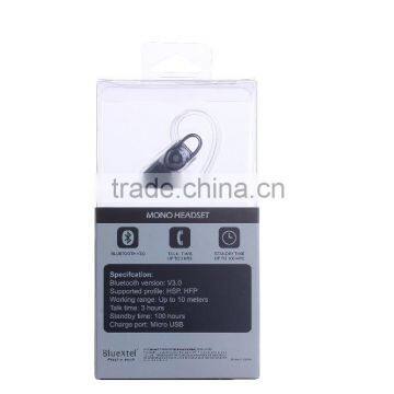 Best Selling Black Mono Bluetooth Headset for Mobile Phone photo-5