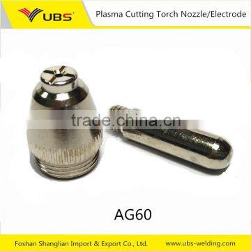 Plasma Cutting Torch Nozzle/Electrode Spare parts AG60 E-Cu