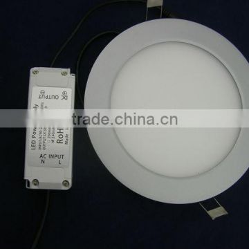 180mm led panel light 12W led panel light;Warm White;round shape;108 PCS SMD 3528 LEDs;Epistar;AC100-240V