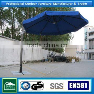 All weather waterproof aluminum fabric outdoor umbrella