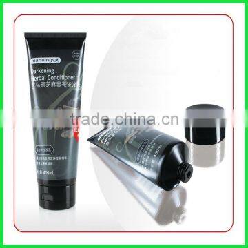 400ml Large Black Plastic Labeling Tubes for Shampoo or Conditioner with Flip Top Cap