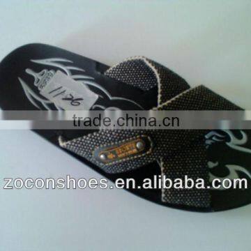 popular pu slipper for men