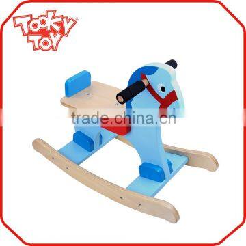 Walking ride on wooden routdoor spring rocking horse