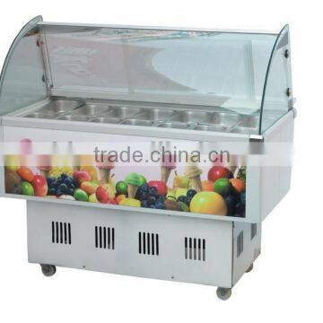 Stainless steel Ice cream display case(Ce approve)