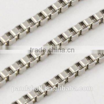 316 Stainless Steel Venetian Chain for Statement Necklace Making(CHS-K001-34C)