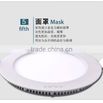 Recessed Ceiling light 4W LED Panel Round