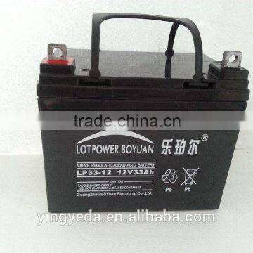 Best quality storage 12v 33ah Gel battery